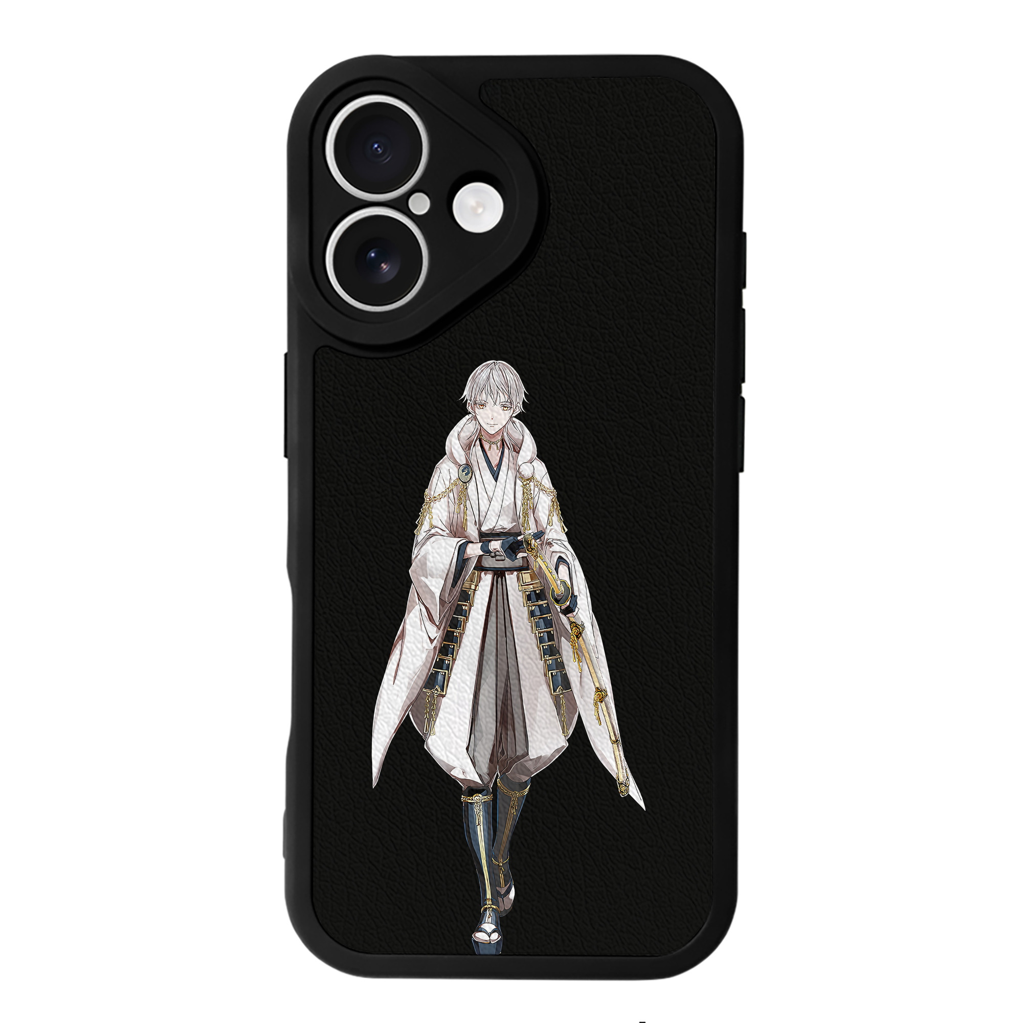 （画像用） 刀剣乱舞 Touken Ranbu 【iPhone 16シリーズ対応】シリコンスマホケース（レザー調） 材質：シリコン